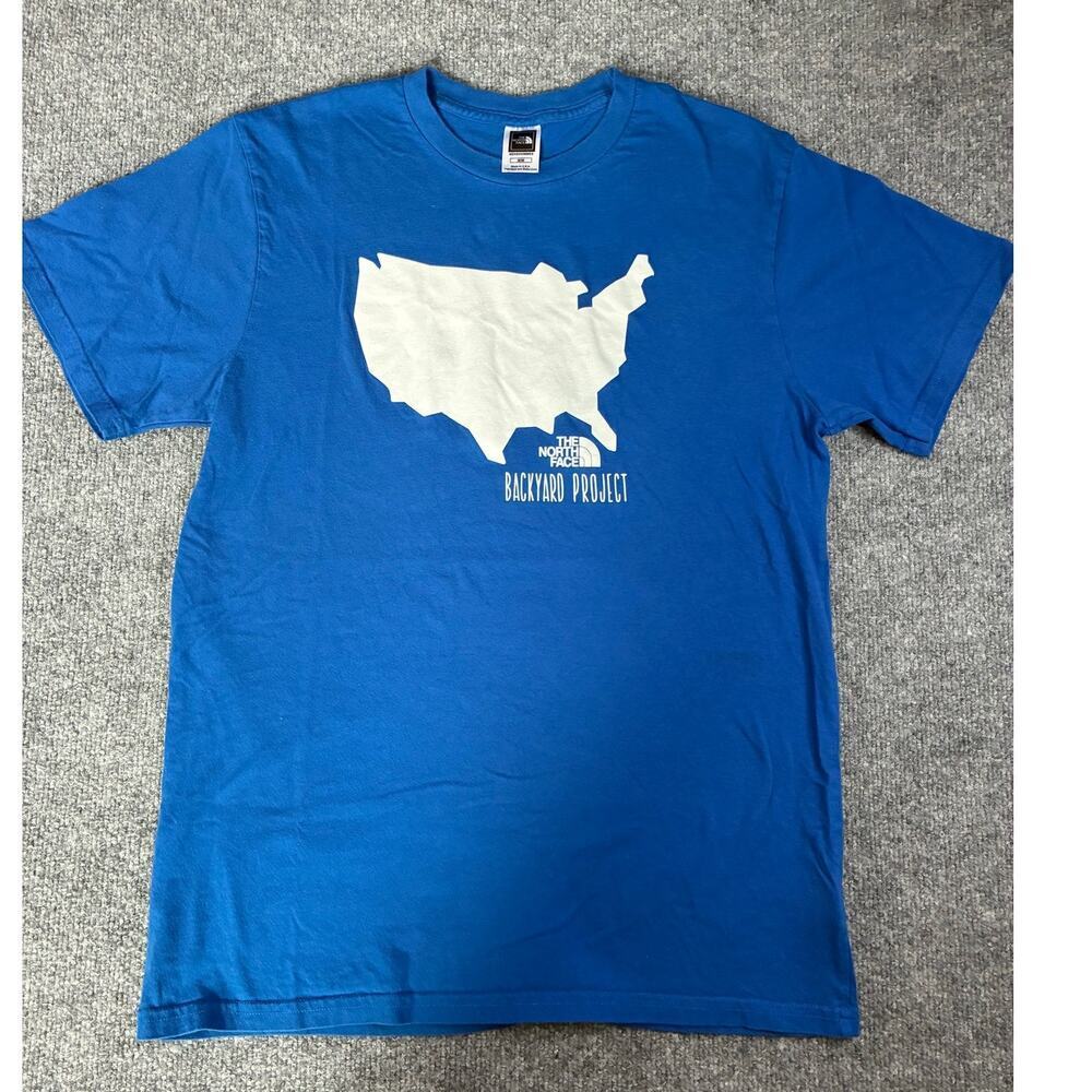 The North Face Blue Backyard Project t-shirt Men's size M